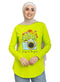 Lime Punch Printed Long - Sleeve Design 1 - Khotwh